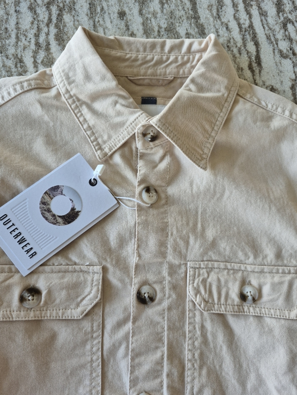 Denim & Flower Men's Long Sleeve Shirt New Size Medium